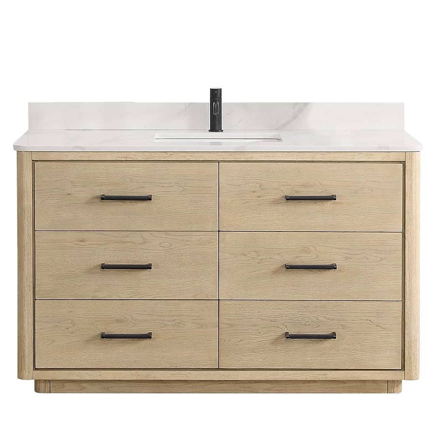 【PORTERNA】Vanity mid-length one piece Parker Single Bathroom Vanity (31.5